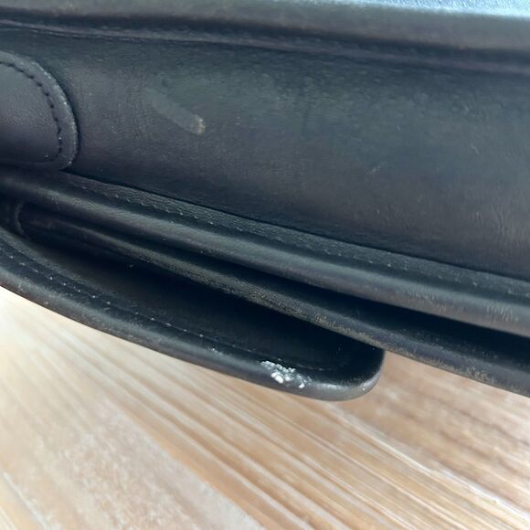 Vintage 1995 Coach Station 5130 Black Crossbody Handle Bag Handcrafted in USA - Picture 7 of 12